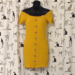 Mustard dress Size Large J for Justin